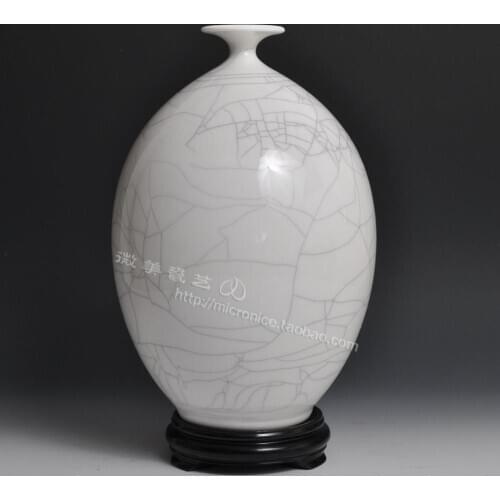 Glaze antique porcelain antique vase olive bottle decor decoration ceramic wine classic living room