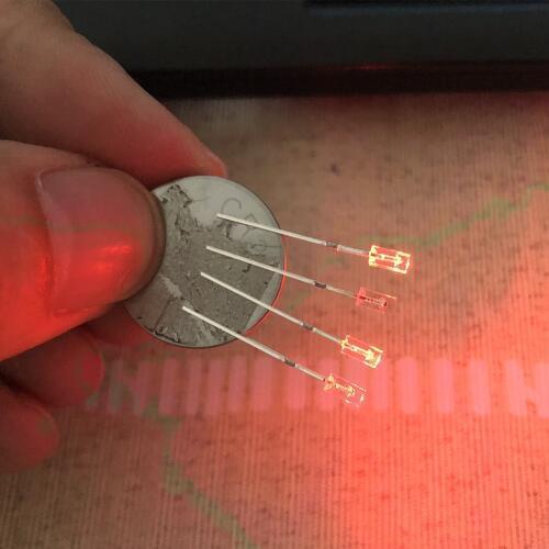 100pcs 2*3*4 Water Clear RGB Slow Flash Square Light Emitting Diode 2x3x4 mm LED Blinking Multicolor Flicker 234 RGB SLOW