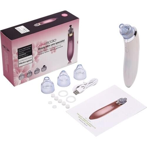 Blackhead Removal Face Deep Pore Cleaner Acne Pimple Removal Vacuum Suction Facial SPA Beauty Skin Care Tool