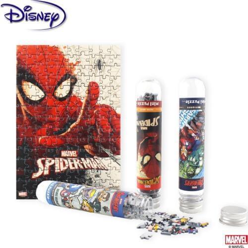 Disney 150 Piece Mini Puzzle Avengers Trendy Fashion Tube Puzzle Mini Flat Puzzle