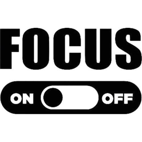 Gym Motivational Wall Art Decal Focus ON OFF Sport Fitness Vinyl Stickers Wallpaper Bedroom Living Room Decoration G787