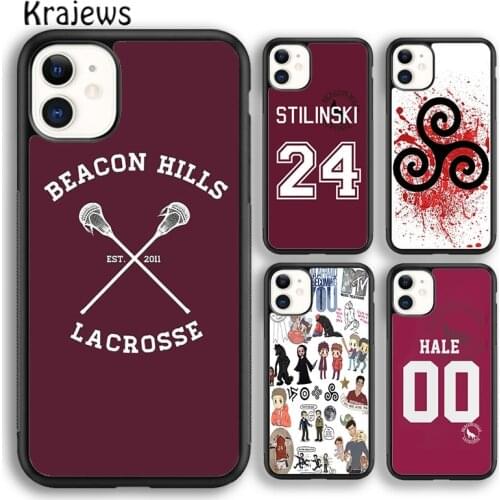 Krajews new TEEN WOLF Printed fashion Phone Case Cover For iPhone 6s 7 8 plus X XR XS 11 12 pro max Samsung Galaxy S8 S9 S10