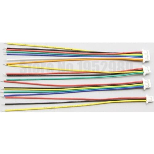 10PCS jst SH 1.0 Wire Cable Connector 2/3/4/5/6/7/8/9/10/11/12Pin Single End Electronic Line Terminal Plug 28AWG 10CM