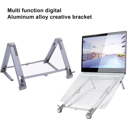 Adjustable Foldable Alloy Heat Dissipation Desktop Laptop Holder Notebook Stand