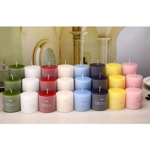 1PC Romantic Scented Candle Natural Floral Flowers Fragrance Smokeless Scented Candles Wedding Home Decor Wedding Wax Candles