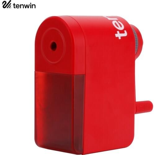 Manual Pencil Sharpener Hand Crank Pencil Sharpener Adjustable Sharpness for 6.5-8mm Pencil for Students School Office Supplies