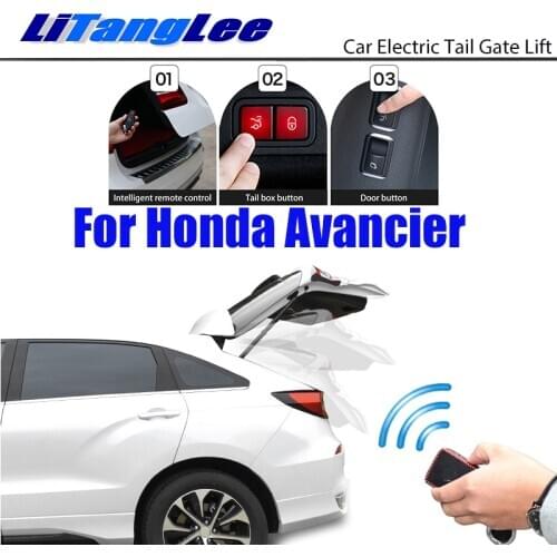 LiTangLee Car Electric Tail Gate Lift Trunk Rear Door Assist System For Honda Avancier 2016~2020 Remote Control