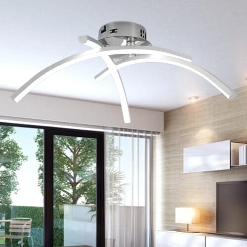 Modern Trigeminal Shaped LED Ceiling Lamp No Blue Light No Strobe for Eye Protection Living Room Chandelier Home Lighting