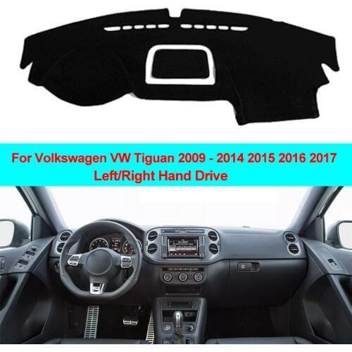 Car Inner Dashboard Cover Dash Mat Carpet Cape For Volkswagen VW Tiguan 2009 2010 2011 2012 2013 2014 2015 2016 2017 Dust proof