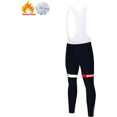 Strava Winter Thermal Fleece Pantalón 자전거 Winter Fahrradhose Herren Cycling Pants Men Велоштаны Мужские Pantalon Ciclismo Hombre