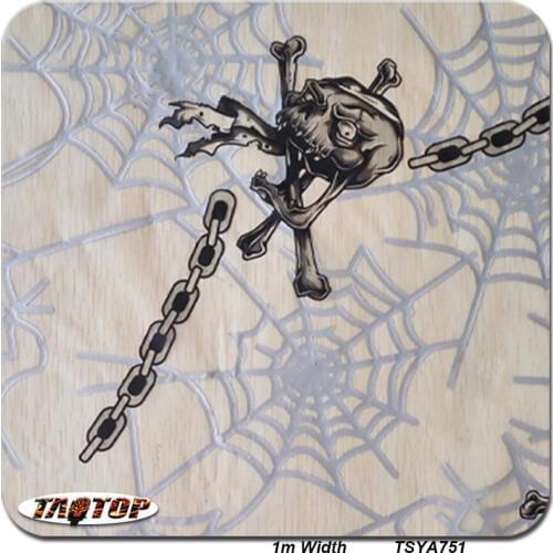 1m 50Sq TSYA751 Skull Hydro Transfer Film Hydro Graphic Film Water Transfer Printing Film