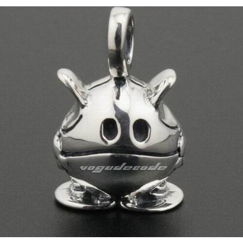 925 Sterling Silver Solid Pendant 8A025(Necklace 26inch)