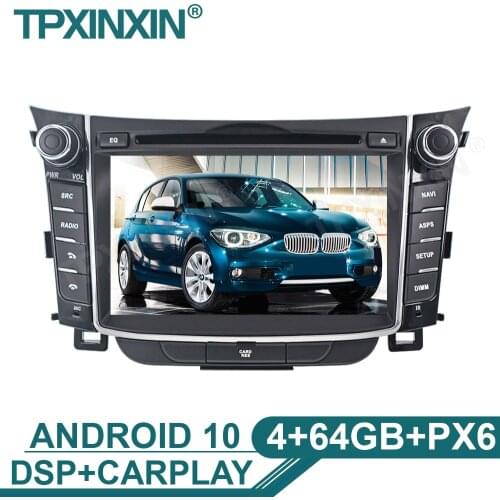 Android 10 4+64G For Hyundai I30 Elantra GT 2012 2013 2014 2015 2016 Car Radio GPS stereo Multimedia Audio