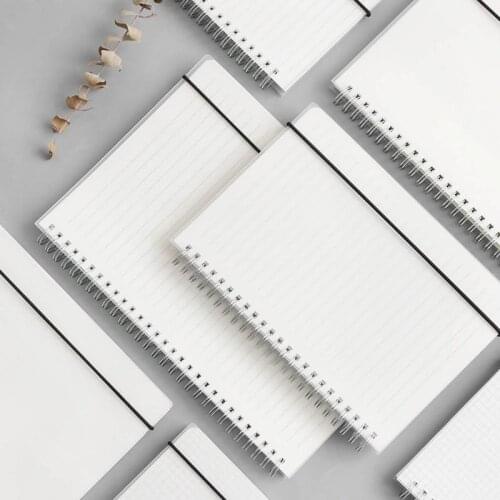 Coil Blank Grid Horizontal Line Sketch Sketch Diary Book Paper Diary Book Notebook A5/A6/B5 Notepad Record School Supplies