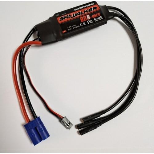 RC Airplane Parts Dual 80A ESC For Su35 Upgrade Metal EDF Freeshipping