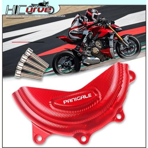 For DUCATI V4 PANIGALE Streetfighter V4 Motorcycle Engine Case Stator Clutch Cover Guards Crash Pad Frame Sliders Protector
