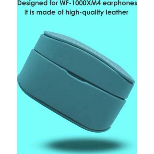 For Sony WF-1000XM4 Wireless Earbuds PU Leather Case Pouch Cover Bag