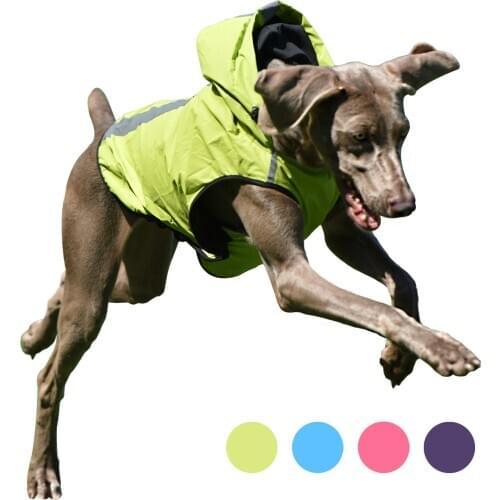 Pet Dog Raincoat Reflective Dog Vest Jacket For Small Medium Large Dogs Waterproof Clothes Outdoor Pet Jacket Ropa Para Perros