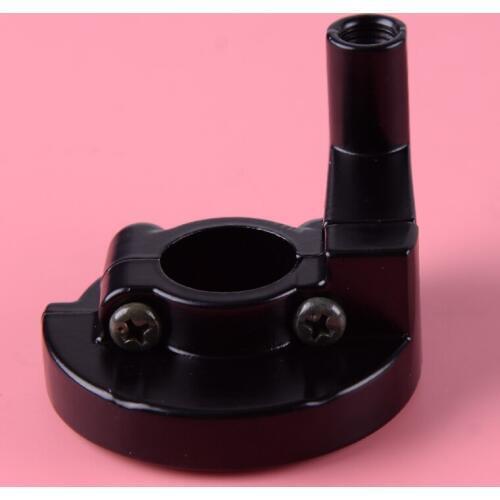 DWCX 22mm Black Clamp Throttle Cable Holder Housing Clamp Aluminum Fit for 49cc-125cc Engine Scooter Moped