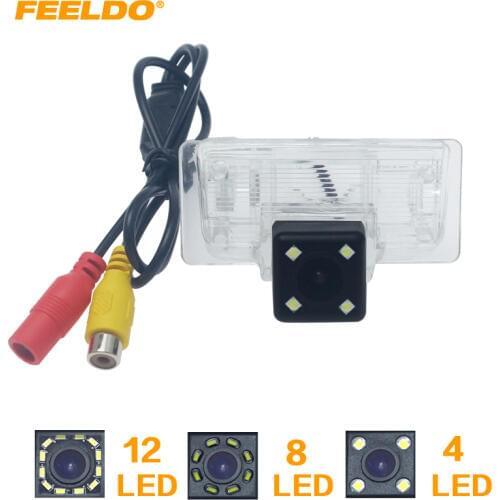 FEELDO Waterproof Special Car Backup Rear View Camera With 4/8/12LED Light For Nisaan Teana Sylphy Reversing Camera #HQ6174