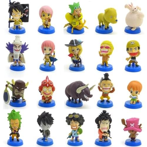 One Piece Action Toy Figures Monkey D Luffy Genuine PVC Doll Collections Gifts