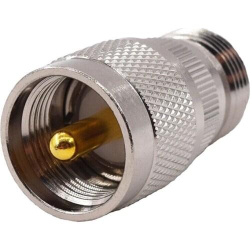 RISE-N-UHF UHF PL-259 Male Plug To N Type Female Jack RF Coaxia Connector Adapter