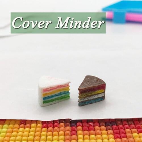 DIY cake cover minder for diamond painting parchment paper cover out of the way