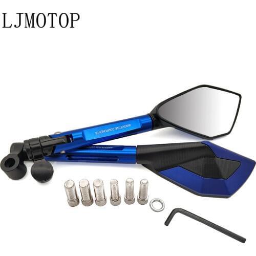 For YAMAHA XMAX 125/250/300/400 Iron Max NMAX 125 R120 CNC Motorcycle Mirrors Moto Rearview Mirrors Side Mirrors accessories