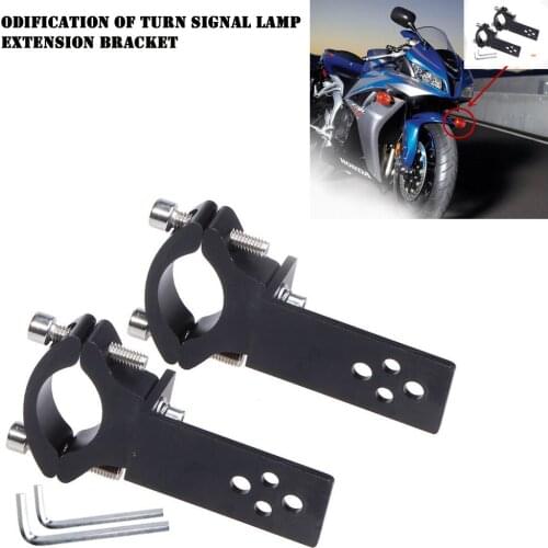 New Motorcycle Parts Refitting General Auto And Motorcycle Aluminum Alloy Turn Light Refitting Expanding Bracket