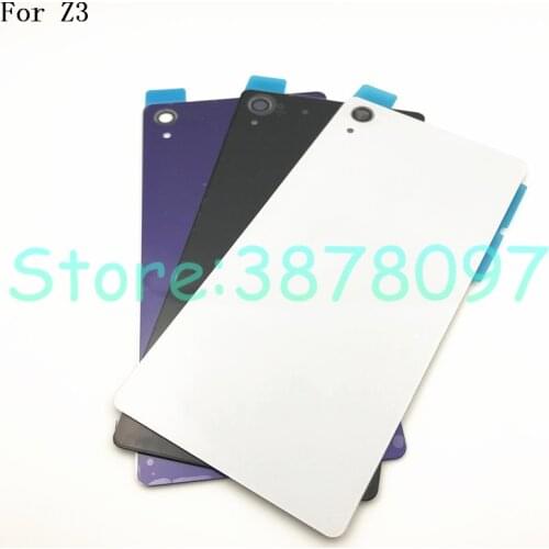 New 5.2" Battery Back Housing Glass Replacement Cover Case For Sony Xperia Z3 L55T D6603 D6643 D6653 D6633 +With NFC