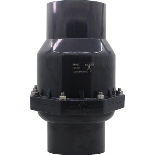 Pvc non return valve for sewer pipe sewer drain non return valve internal diameter 20 25 32 40 50 63 75 90 110 125 160 200mm