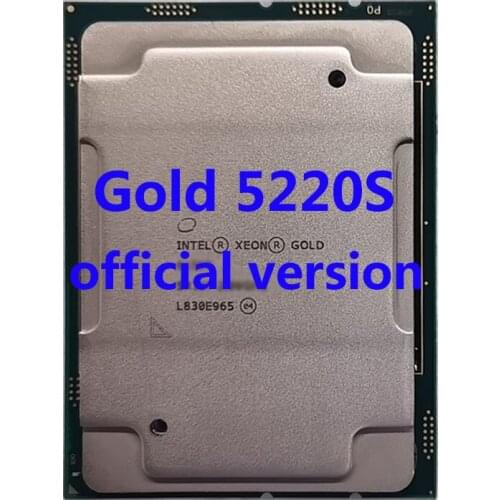 Intel Xeon Gold 5220s Original Oem 18 Core 24.75M Cache 2.70GHz 125W CPU Processor LGA3647 For ASUS Z11PA-U12 Server Motherboard