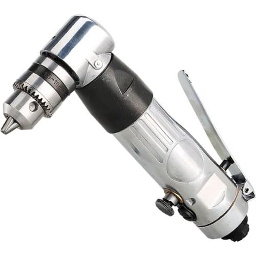 Pneumatic Tool Straight Shank Self-Locking Drill 3/8 Type Elbow Drilling Machine Positive and Negative