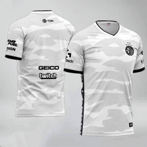 2021 C9 E-Sports Casual 3D Printing T-shirt TSM Escap T-shirt Oversized T-shirt Custom ID Comfortable Breathable Top