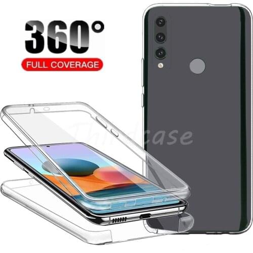 360 Full Body PC+Silicone Case For Huawei Honor 8X 9X 9C 8A Prime 8S 9S 10 20 Lite 10i 30i 20s 30s 20e 20 Pro Double Clear Cover