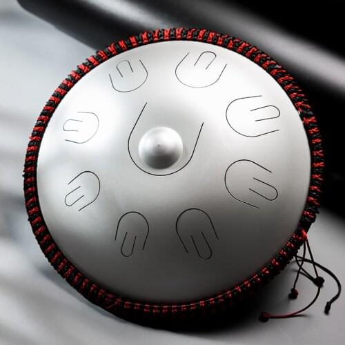 Hluru A Steel Tongue handpan Drum professional 9 notes D Minor tones Tambourine Ethereal Drummer Musical Instrument percussion