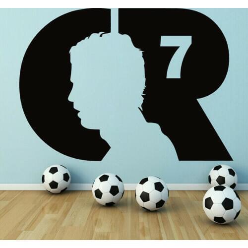 Football Athletes Wall Sticker Vinyl Football Sport Poster Boys Room Decal Removable Home Decor DIY Mural Z165