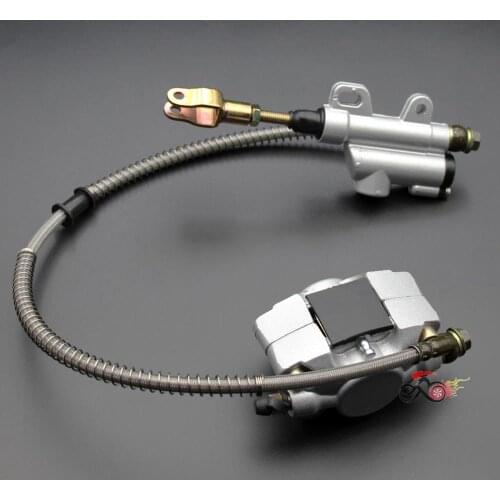 Rear Disc Brake Assembly Master Cylinder Caliper For 150cc 200cc 250cc ATV Quad Taotao Buggy Go Kart