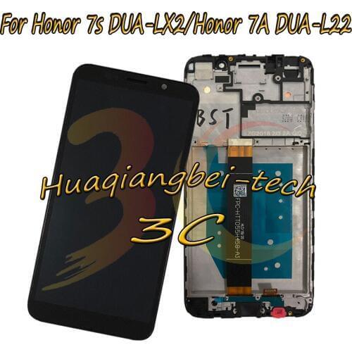 New For Huawei Honor 7s DUA-LX2 LCD DIsplay Touch Screen Digitizer Assembly With Frame For Huawei Honor 7A ( 5.45 inch ) DUA-L22