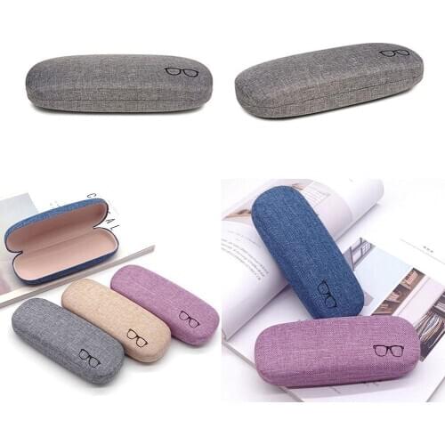 1Pc New Fashion Portable Hard Spectacle Case Sunglasses Eyeglasses Box Protector Bag Storage Eyewear Holder Accessories Pou L3G7