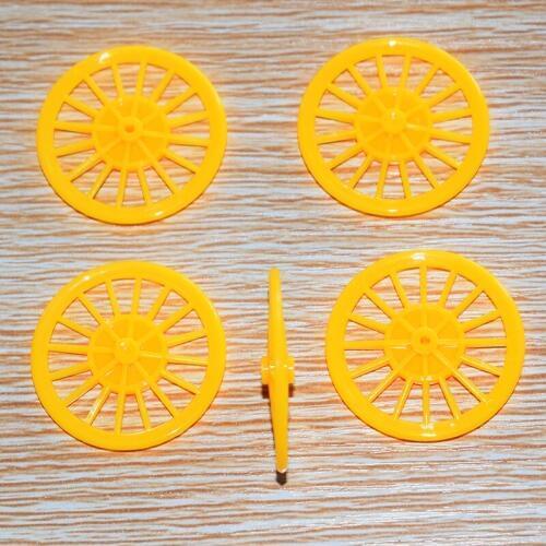 10/100pcs 37mm plastic carriage wheel/four-wheel drive wheel/yuanmbm /Technology model parts/diy toy accessories/372AH