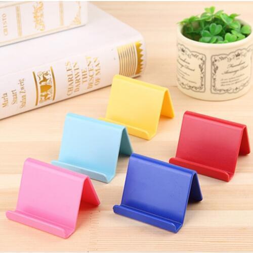 2PCS Universal Plastic Phone Holder Stand Base For iPhone for Samsung for Xiaomi Mobile Phone Bracket