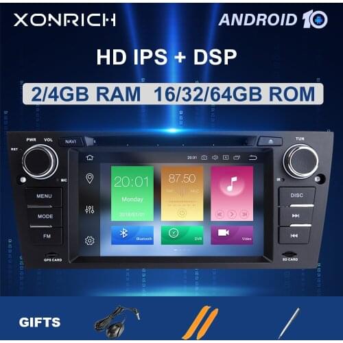 IPS DSP 8 Core 1 Din Android 10 Car Radio DVD Player For BMW E90/E91/E92/E93 Multimedia Navigation GPS Stereo head Unit 4+64GB