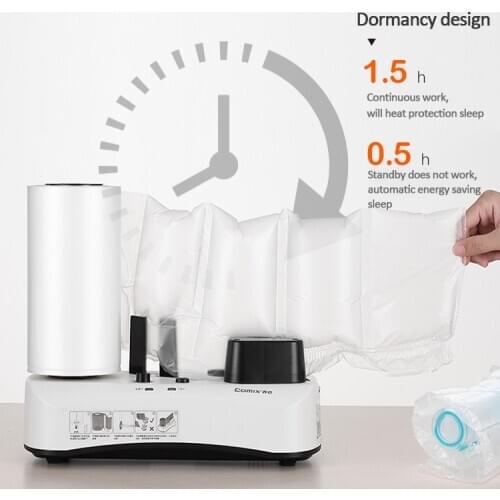 Buffer Air Cushion Machine Automatic 220V Sealing Machine Inflatable Packaging Tools Fill The Bubble Bag Tool