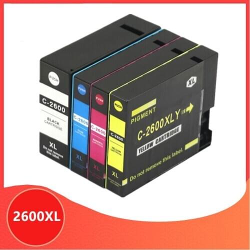 Compatible For Canon PGI2600 PGI2600XL 2600XL PGI 2600 Ink Cartridge For Canon MAXIFY Ib4060/MAXIFY/MB5060/MAXIFY/MB5360