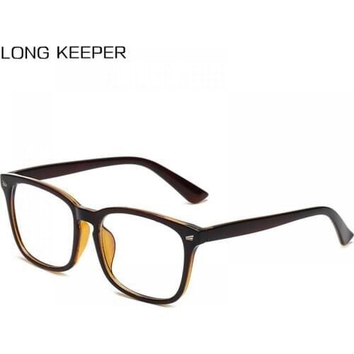 Men Anti Blue Light Glasses Women Vintage Square Computer Eyeglasses Frame Gaming Goggles Clear Lens Spectacles UV400 Optical