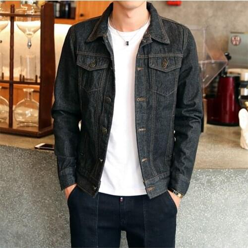 Spring Autumn Mens Denim Jacket Mens Trendy Fashion Bomber Thin Ripped Denim Jacket Male Cowboy Jeans jackets 4XL