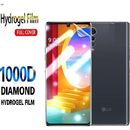 HD Full Cover Hydrogel Film For LG Velvet / LG G9 LM-G900N LM-G900EM Screen Protector Protective Film Not Glass