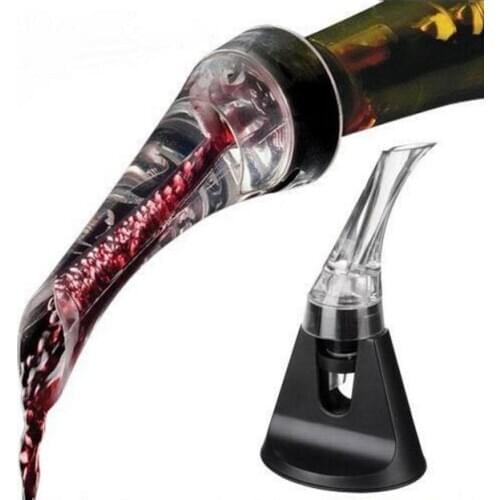 Hot White Red Wine Aerator Pour Spout Bottle Stopper Wine Decanter Pourer Aerating Chick Wine Pourer 100pcs