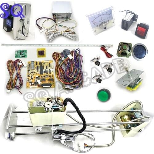 Toy Crane Machine Cabinet kit DIY Crane Machine Parts For Crane Game PCB Slot Game Board coin acceptor, buttons, harness ,claw